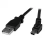 StarTech.com 1 m Mini USB kabelis - A uz augšup vērstu leņķa Mini B