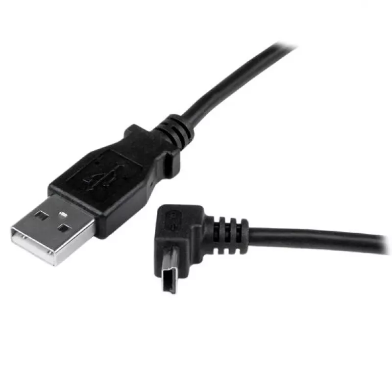 StarTech.com 1 m Mini USB kabelis - A uz augšup vērstu leņķa Mini B