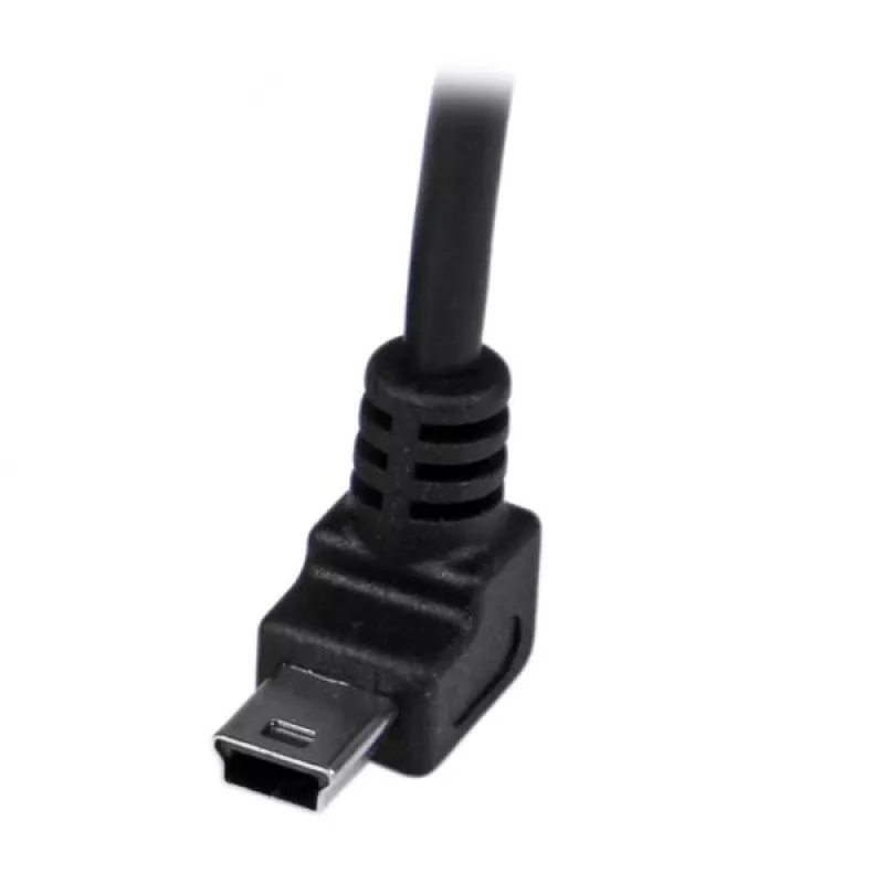StarTech.com 1 m Mini USB kabelis - A uz augšup vērstu leņķa Mini B