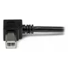 StarTech.com 1 m USB 2.0 A uz leņķveida B kabelis - V/V, 1 m, USB A, USB B, USB 2.0, Vīriešu/Vīriešu, Melns