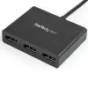 StarTech.com 3 portu vairāku monitoru adapteris — Mini DisplayPort uz DisplayPort MST centrmezgls, divi 4K 30 Hz un viens 1080p — video sadalītājs paplašinātam darbvirsmas režīmam tikai Windows sistēmās — mDP 1.2 uz 3x DP