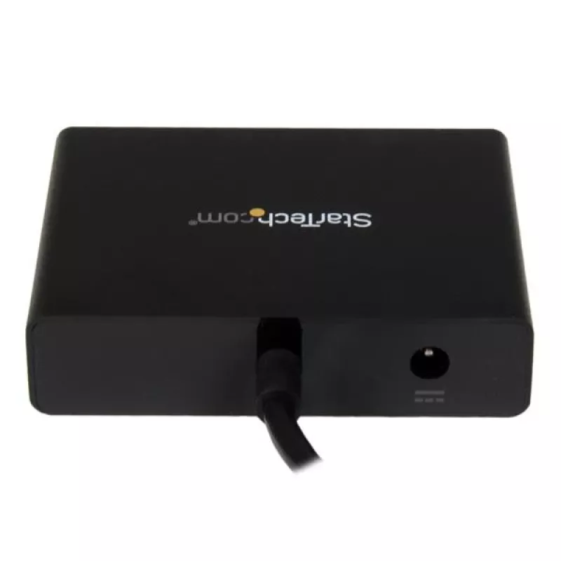 StarTech.com 3 portu vairāku monitoru adapteris — DisplayPort 1.2 MST centrmezgls uz diviem 4K 30Hz un 1x 1080p — video sadalītājs paplašinātam darbvirsmas režīmam tikai Windows datoros — DP uz 3x DP monitoriem