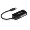 StarTech.com USB 3.0 uz Gigabit Ethernet adapteris NIC ar USB portu - melns