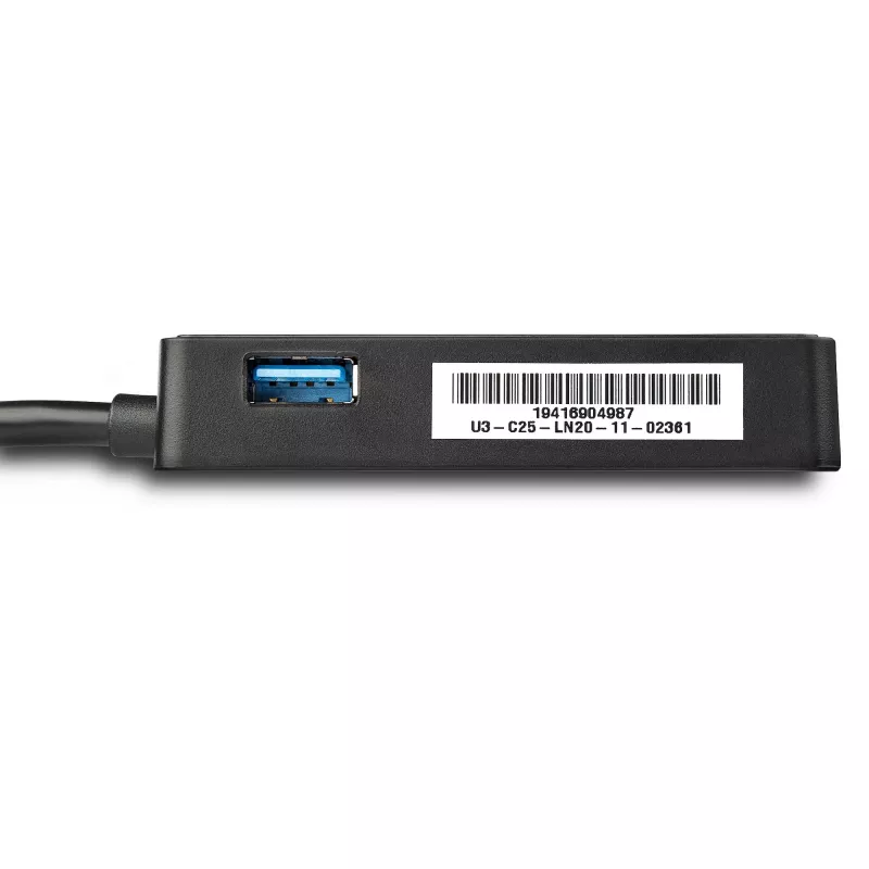 StarTech.com USB 3.0 uz Gigabit Ethernet adapteris NIC ar USB portu - melns