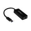 StarTech.com USB 3.0 uz Gigabit Ethernet adapteris NIC ar USB portu - melns