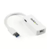 StarTech.com USB 3.0 uz Gigabit Ethernet adapteris NIC ar USB portu – balts