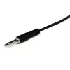 StarTech.com 2m plāns 3,5 mm stereo pagarinātāja audio kabelis — vīr./siev.