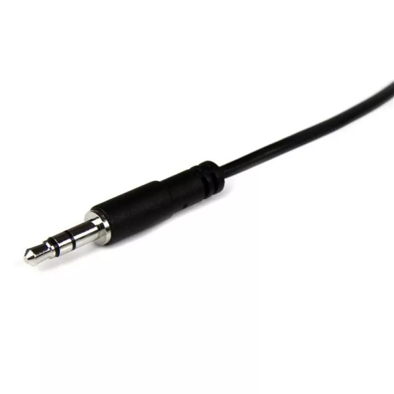 StarTech.com 2m plāns 3,5 mm stereo pagarinātāja audio kabelis — vīr./siev.
