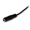 StarTech.com 2m plāns 3,5 mm stereo pagarinātāja audio kabelis — vīr./siev.