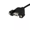 StarTech.com 3 pēdu paneļa stiprinājuma USB kabelis – USB A uz mātesplates galviņas kabelis, F/F