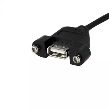 StarTech.com 3 pēdu paneļa stiprinājuma USB kabelis – USB A uz mātesplates galviņas kabelis, F/F