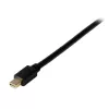 StarTech.com 6 pēdas (2 m) mini DisplayPort–VGA kabelis – aktīvs mini DP–VGA adaptera kabelis – 1080p video – mDP 1.2 vai Thunderbolt 1/2 Mac/PC uz VGA monitoru/displeju – pārveidotāja vads
