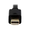 StarTech.com 6 pēdas (2 m) mini DisplayPort–VGA kabelis – aktīvs mini DP–VGA adaptera kabelis – 1080p video – mDP 1.2 vai Thunderbolt 1/2 Mac/PC uz VGA monitoru/displeju – pārveidotāja vads