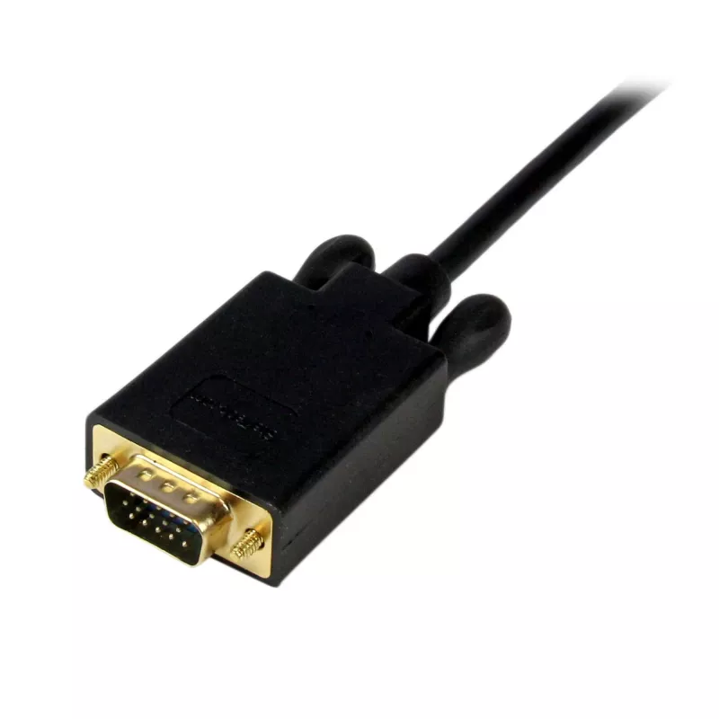 StarTech.com 6 pēdas (2 m) mini DisplayPort–VGA kabelis – aktīvs mini DP–VGA adaptera kabelis – 1080p video – mDP 1.2 vai Thunderbolt 1/2 Mac/PC uz VGA monitoru/displeju – pārveidotāja vads