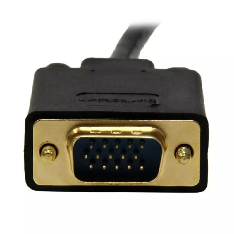 StarTech.com 10 pēdu (3 m) Mini DisplayPort uz VGA adaptera pārveidotāja kabelis – mDP uz VGA 1920x1200 - melns