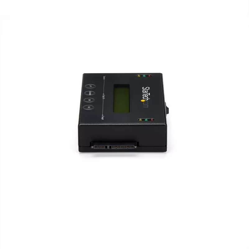 StarTech.com 1:1 autonomais cietā diska dublikators un dzēšanas ierīce, SATA HDD/SSD disku klonētājs un dzēšanas ierīce, LCD displejs, atbilst TAA, neatkarīgs no operētājsistēmas