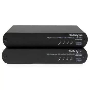 StarTech.com USB HDMI pārraides pagarinātājs Cat 5e / Cat 6 KVM konsoles pagarinātājs ar 1080p nesaspiestu video - 330 pēdu (100 m)