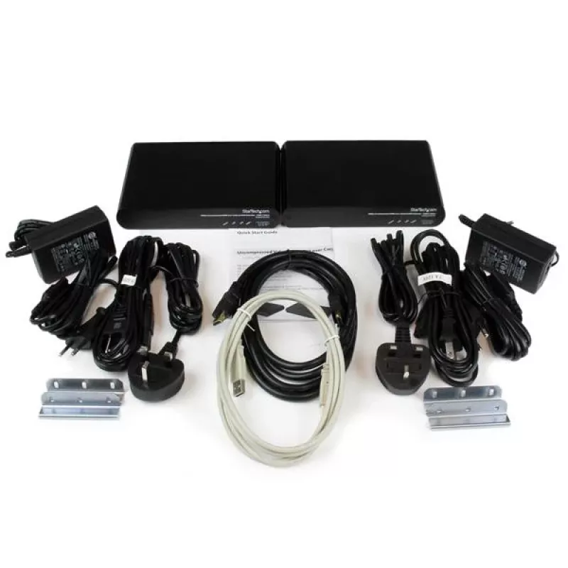 StarTech.com USB HDMI pārraides pagarinātājs Cat 5e / Cat 6 KVM konsoles pagarinātājs ar 1080p nesaspiestu video - 330 pēdu (100 m)