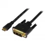 StarTech.com 2 m Mini HDMI uz DVI kabelis – DVI-D uz HDMI kabelis (1920x1200p) – 19 kontaktu HDMI Mini vīrišķais uz DVI-D vīrišķais – digitālā monitora kabeļa adapteris vīr./vīr. – Mini HDMI uz DVI adapteris