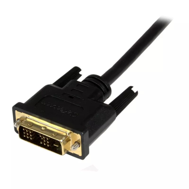 StarTech.com 2 m Mini HDMI uz DVI kabelis – DVI-D uz HDMI kabelis (1920x1200p) – 19 kontaktu HDMI Mini vīrišķais uz DVI-D vīrišķais – digitālā monitora kabeļa adapteris vīr./vīr. – Mini HDMI uz DVI adapteris