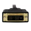 StarTech.com 2 m Mini HDMI uz DVI kabelis – DVI-D uz HDMI kabelis (1920x1200p) – 19 kontaktu HDMI Mini vīrišķais uz DVI-D vīrišķais – digitālā monitora kabeļa adapteris vīr./vīr. – Mini HDMI uz DVI adapteris