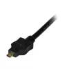 StarTech.com 2 m Micro HDMI uz DVI kabelis — Micro HDMI uz DVI adaptera kabelis — Micro HDMI Type-D ierīce uz DVI-D Single Link monitors/displejs/projektors video pārveidotāja vads — izturīgs