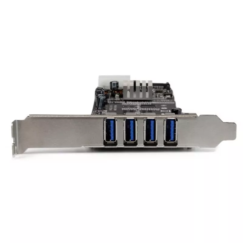 StarTech.com 4 Portu PCI Express (PCIe) SuperSpeed USB 3.0 Kartes Adapteris ar 2 Dedicated 5Gbps Kanāliem - UASP - SATA / LP4 Barošana