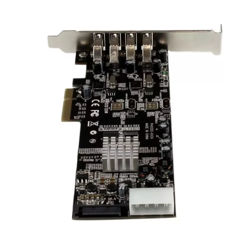 StarTech.com 4 Portu PCI Express (PCIe) SuperSpeed USB 3.0 Kartes Adapteris ar 2 Dedicated 5Gbps Kanāliem - UASP - SATA / LP4 Barošana
