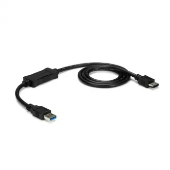 StarTech.com USB 3.0 uz eSATA cieto disku / SSD / optisko disku adaptera kabelis - 3 pēdu eSATA cietā diska uz USB 3.0 adaptera kabelis - SATA 6 Gbps