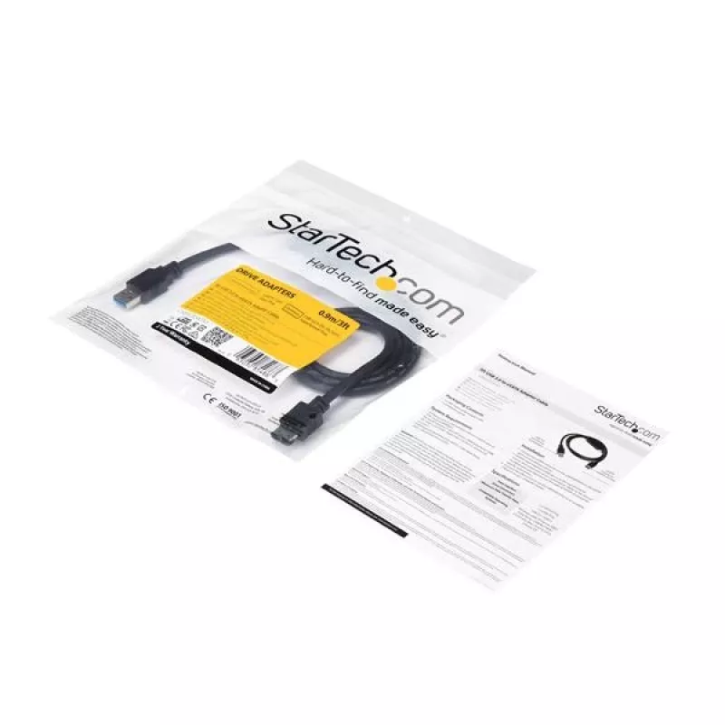 StarTech.com USB 3.0 uz eSATA cieto disku / SSD / optisko disku adaptera kabelis - 3 pēdu eSATA cietā diska uz USB 3.0 adaptera kabelis - SATA 6 Gbps