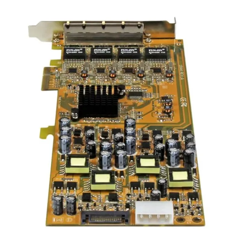 StarTech.com 4 portu Gigabit Power over Ethernet PCIe tīkla karte - PSE / PoE PCI Express NIC - TAA