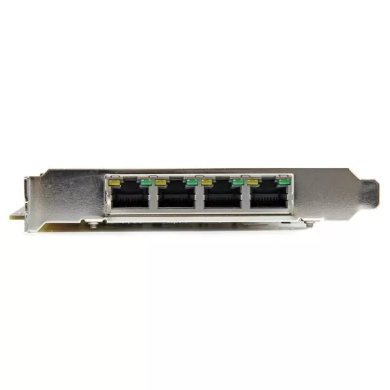 StarTech.com 4 portu Gigabit Power over Ethernet PCIe tīkla karte - PSE / PoE PCI Express NIC - TAA