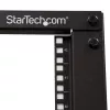 StarTech.com 4-stabu 42U mobilais atvērtā rāmja serveru statīvs, četru stabiņu 19 collu tīkla statīvs ar riteņiem, ritošs statīvs ar regulējamu dziļumu datoru/AV/datu/IT iekārtām - riteņi, izlīdzinošās kājas vai montāža uz grīdas