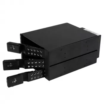 StarTech.com 3 nodalījumu alumīnija bezpaliktņu karstās nomaiņas mobilā plaukta aizmugures plate 3,5 inch SAS II/SATA III – 6 Gbps HDD