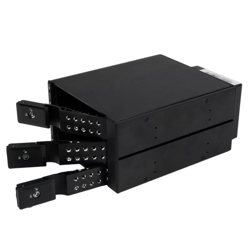 StarTech.com 3 nodalījumu alumīnija bezpaliktņu karstās nomaiņas mobilā plaukta aizmugures plate 3,5 inch SAS II/SATA III – 6 Gbps HDD
