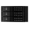 StarTech.com 3 nodalījumu alumīnija bezpaliktņu karstās nomaiņas mobilā plaukta aizmugures plate 3,5 inch SAS II/SATA III – 6 Gbps HDD