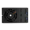 StarTech.com 3 nodalījumu alumīnija bezpaliktņu karstās nomaiņas mobilā plaukta aizmugures plate 3,5 inch SAS II/SATA III – 6 Gbps HDD