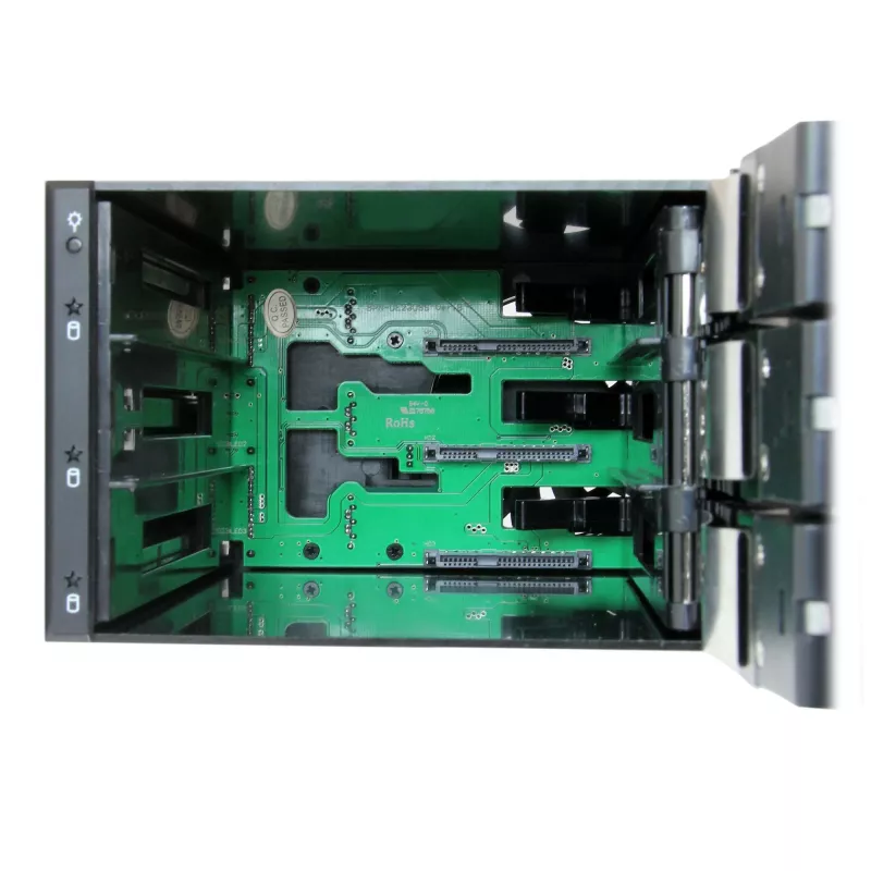 StarTech.com 3 nodalījumu alumīnija bezpaliktņu karstās nomaiņas mobilā plaukta aizmugures plate 3,5 inch SAS II/SATA III – 6 Gbps HDD