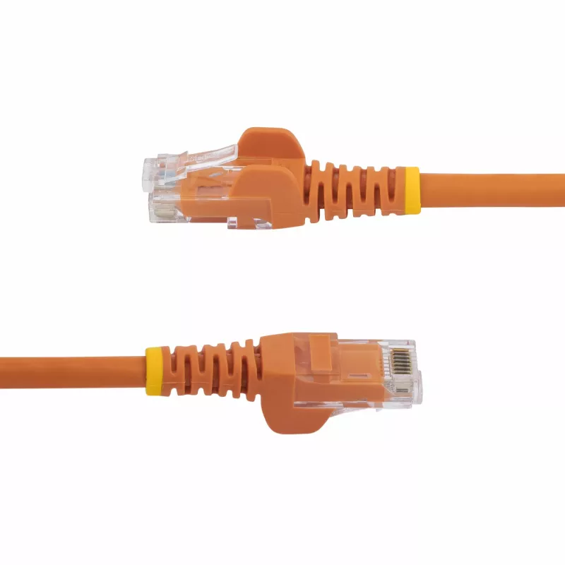 StarTech.com 3m CAT6 Ethernet kabelis – oranžs CAT 6 Gigabit Ethernet vads – 250MHz 100W PoE RJ45 UTP tīkla/plākstera vads bez aizķeršanās ar stiepes samazināšanu, individuāli pārbaudīts