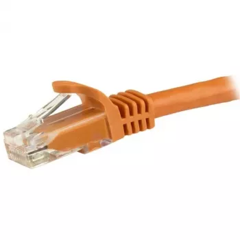 StarTech.com 5m CAT6 Ethernet kabelis - Oranžs CAT 6 Gigabit Ethernet vads - 250MHz 100W PoE RJ45 UTP tīkla/plākstera vads bez aizķeršanās ar sprieguma samazinājumu, individuāli testēts