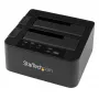 StarTech.com divu vietu cietā diska dublētājs, autonomais USB 3.0 (5 Gbps) / eSATA uz 2,5/3,5 collu SATA III HDD/SSD klonētājs/kopētājs, cietā diska dokstacija, cietā diska klonētājs