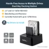 StarTech.com divu vietu cietā diska dublētājs, autonomais USB 3.0 (5 Gbps) / eSATA uz 2,5/3,5 collu SATA III HDD/SSD klonētājs/kopētājs, cietā diska dokstacija, cietā diska klonētājs