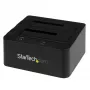 StarTech.com Dual-Bay USB 3.0 / eSATA uz SATA cieto disku dokstacija, USB cieto disku doks, ārēja 2,5/3,5 collu SATA I/II/III SSD/HDD dokstacija, karstās nomaiņas disku nodalījumi, augšējas ielādes