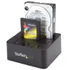 StarTech.com Dual-Bay USB 3.0 / eSATA uz SATA cieto disku dokstacija, USB cieto disku doks, ārēja 2,5/3,5 collu SATA I/II/III SSD/HDD dokstacija, karstās nomaiņas disku nodalījumi, augšējas ielādes
