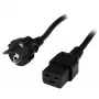 StarTech.com 2m (6 pēdas) datora strāvas vads, 16AWG, EU Schuko uz C19, 16A 250V, melns maiņstrāvas rezerves vads, printera strāvas vads, datora barošanas bloka kabelis, monitora strāvas kabelis – ar UL sarakstā iekļauts