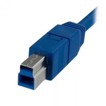 StarTech.com 1m SuperSpeed USB 3.0 kabelis A–B – vīr./vīr., 1 m, USB A, USB B, USB 3.2 Gen 1 (3.1 Gen 1), vīrišķais/vīrišķais, zils