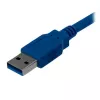 StarTech.com 1m SuperSpeed USB 3.0 kabelis A–B – vīr./vīr., 1 m, USB A, USB B, USB 3.2 Gen 1 (3.1 Gen 1), vīrišķais/vīrišķais, zils