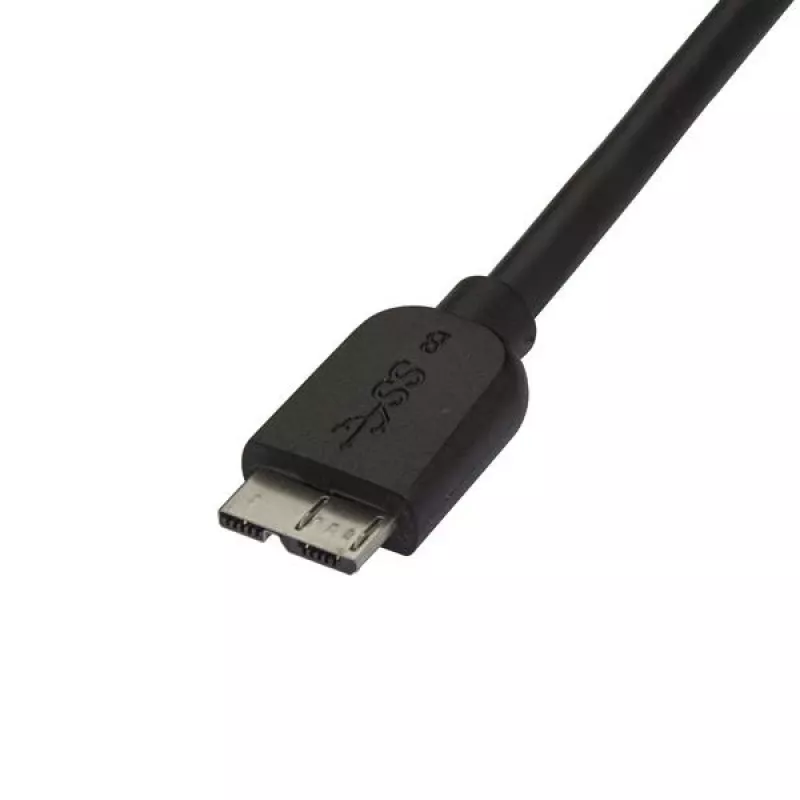 StarTech.com Plāns Micro USB 3.0 kabelis - M/M - 0.5 m (20 collas), 0.5 m, USB A, Micro-USB B, USB 3.2 Gen 1 (3.1 Gen 1), vīr./vīr., melns
