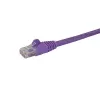 StarTech.com 2m CAT6 Ethernet kabelis - violets CAT 6 Gigabit Ethernet vads -250MHz 100W PoE RJ45 UTP tīkla/plākstera vads bez aizķeršanās ar spriegojuma mazināšanu, individuāli testēts