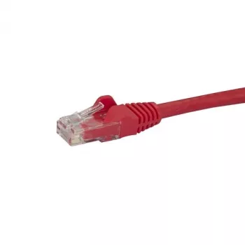 StarTech.com 2m CAT6 Ethernet kabelis - sarkans CAT 6 Gigabit Ethernet vads - 250MHz 100W PoE RJ45 UTP tīkla/plāksteris vads bez aizķeršanās ar stiepes samazinājumu, individuāli testēts